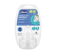 Chicco - Tetina Physio Flujo Lento 2 Uds 0M+, Unisex