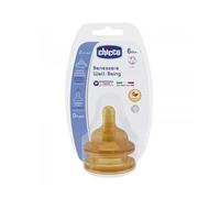Chicco Tetina Well-Being Tetina Látex +6 M 2 uds