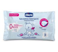 Chicco Toallitas húmedas suaves para bebés, toallitas de limpieza multifunción, 1 paquete de 72 toallitas desinfectantes, sin alcohol ni perfume, para pieles sensibles