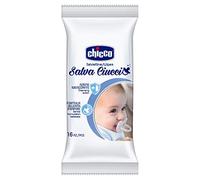 Chicco Toallitas Limpia Chupetes 16 uds - Toallitas Higiénicas para Chupetes y Tetinas, Sin Aclarado, Sin Alcohol ni Parabenos, Ideales para Viaje y Bolsillo
