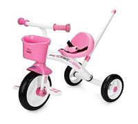 Chicco Triciclo U-GO 2en1 para niños, con Manillar Ajustable, Cinturones de Seguridad y Cesta, hasta 20 kg - Juguetes para niños de 18 Meses a 5 años.