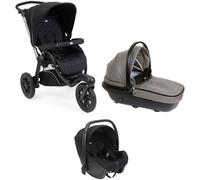Chicco Trio Activ3 Con 3 Ruedas Beige Oscuro + Silla De Coche Kory Essential i-Size