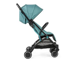 Chicco Trolley Me Silla de Paseo Ligera, Buggy Reclinable y Plegable con Función de Trolley, Cubierta para la Lluvia y Capota Plegable - Color: Verde Turquesa (Emerald), 1 Unidad (Paquete de 1)