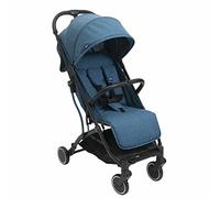 Chicco Trolley Me Silla de Paseo Ligera de 0 Meses hasta 15 kg, Buggy Reclinable y Plegable con Función de Trolley, Cierre Compacto, Cubierta para la Lluvia y Capota Plegable - Color Azul