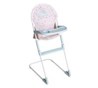 Chicco Trona para muñecas, para niños a Partir de 3 años, Trona de Juguete, con Estructura metálica y Detalles realistas, Bandeja y reposapiés de plástico, Ligera y fácil de Montar