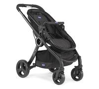 Chicco Urban Plus - Carrito transformable en capazo y silla de paseo, 7,6 kg, color negro
