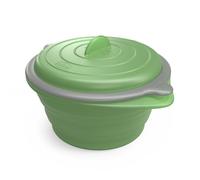 Chicco Vaporera Plegable de Silicona, Vaporera para cocinar alimentos al vapor, Preserva nutrientes, Utilizable en Microondas o sobre una Olla, 100% Silicona, Lavable en Lavavajillas, 0 meses+