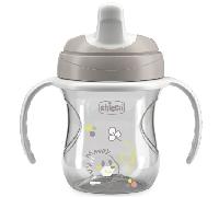 Chicco Vaso de Aprendizaje Gris +6m 200 ml