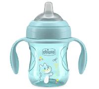 Chicco Vaso de Transición Azul +4m 200 ml