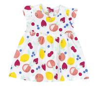 Chicco, Vestido Bebé Niña de Mangas Cortas, con Cómoda Apertura con Botones, en Suave Algodón, Lavable en Lavadora, Ropa Bebé Niña 0-24 Meses, Diseñado en Italia