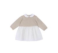 Chicco Vestido beige / amarillo / blanco 92 beige / amarillo / blanco