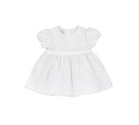 Chicco Elegante Vestido de Manga Corta, Blanco (1), 12 Meses EU para Bebés