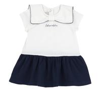 Chicco, Vestido Niña, Vestido Elegante Niña de Mangas Cortas, en Algodón Ligero, Ideal como Vestido de Ceremonia, Ropa Niña, Designed in Italy