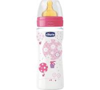 Chicco Well-Being Biberão girl Latex 330 ml 1 Unidade