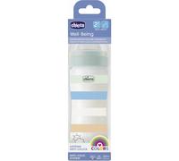 Chicco Well Being Biberón de Flujo Medio Verde 2 M+ 250 ml