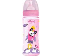Chicco Well Being Biberón Silicona Flujo Medio Rosa +4 M 330 ml