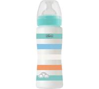 Chicco Well Being Colors Biberão Silicone Fluxo Rápido 4 M+ Verde 330 ml