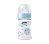 Chicco Biberon Wb Pp Azul 150 Silicona Flujo Normal