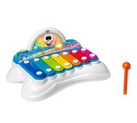 Chicco Xilófono Arcoíris para Bebés y Niños con Canciones del Zecchino de Oro, Modalidad de Juego Tradicional y Electrónica, Baquetas Incluidas, Instrumentos de Juguete para Niños de 1 a 4 Años