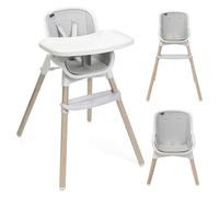 Chicco Zest Plus Trona evolutiva para niños de 6 meses a 40 kg, plegable y con asiento lavable, con acolchado incluido, cinturón de 5 puntos y bandeja extraíble, ligera y compacta