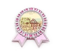 Chichen Itzá México - Broche de dibujo de la civilización antigua de México, color rosa, Medium, Metal