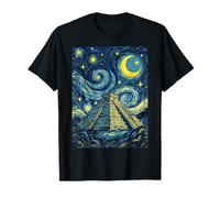 Chichén Itzá México Noche Estrellada Historia del Arte Presente Camiseta