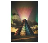 Chichen Itza Puzles premium de 1000 piezas para adultos y niños, puzles de madera divertidos y educativos, regalo perfecto (78 x 53 cm)