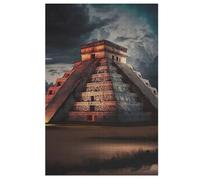 Chichen Itza Puzzle de 1000 piezas para adultos, rompecabezas imposible, juego de esfénix para toda la familia, niños (78 x 53 cm)