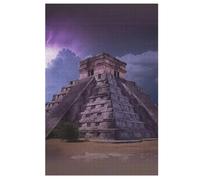 Chichen Itza - Puzzles para adultos, 1000 piezas, regalo para familia, rompecabezas clásico en 3D, juguete de madera, regalo único (78 x 53 cm)
