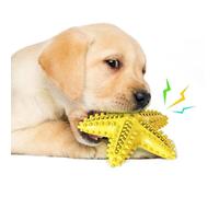 chichendianzi Juguetes para perros para masticadores agresivos, cepillo de dientes de limpieza de dentición para perros, juguetes interactivos duraderos y chirriantes para cachorros de estrellas de