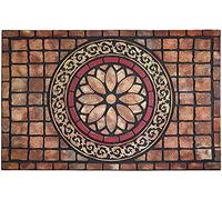 CHICHIC Felpudo Grande de 60 x 90 cm para Puerta Delantera, Exterior Interior, tapete de Bienvenida Resistente, Parte Trasera de Goma Antideslizante, Perfil bajo para Garaje, Patio, Zona de Alto