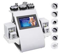 chichigo 40Khz Radiofrecuencia Cavitación Producto De Belleza, 6 En 1 Anticelulítico Celulitis Masajeador Facial Levantamiento De Cuerpo Conformado Adelgazamiento Máquina para Quemar Grasa Instrument