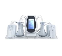 chichigo Masajeador De Adelgazamiento Corporal 80K, Máquina De Cavitación Ultrasónica 6 En 1 Estiramiento De La Piel, Producto De Belleza De Cavitación por Ultrasonido De Radiofrecuencia(Silver)