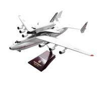 CHICHIYANG Aleación escala 1/200 Antonov An-225 con transbordador espacial Blizzard modelo de transporte estratégico con soporte de exhibición
