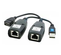 CHICHIYANG Cable de extensión USB a RJ45, extensión USB Ethernet RJ45 Cat5e/6 cable adaptador LAN extensor sobre repetidor conjunto
