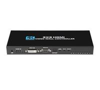 CHICHIYANG Divisor HDMI 4K 1 en 9 salidas 4:4:4 24bit HDMI1.4, HDCP1.4, 3x3 controlador de pared de video con control remoto