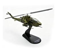 CHICHIYANG Helicóptero militar modelo escala 1:72 Bell AH-1S Cobra, aleación fundida a presión coleccionable con soporte de exhibición