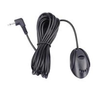 CHICHIYANG Micrófono de coche de 3,5 mm, micrófono de radio estéreo de coche para receptor de radio estéreo Kenwood