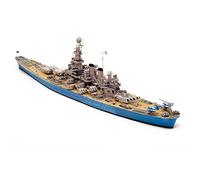 CHICHIYANG Modelo de papel de acorazado BB-55 a escala 1:400 USS North Carolina BB-55 modelo de papel hecho a mano (kit sin montar)