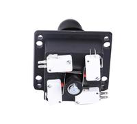 CHICHIYANG Palanca de mando ovalada negra con microinterruptores, repuesto de 4/8 vías para máquina de juegos de arcade