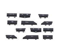 CHICIRIS 12 PCS A/C Calefacción de Calefacción Ski de Capital de Capital para 5/6Series F07 GT/F10/F11, una Superficie Suave Conveniente Hecha de ABS Duradero, Adecuado para 528i 535D Touring