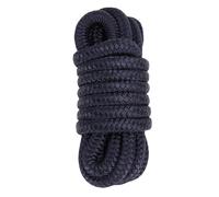 CHICIRIS 2 Cabos de Amarre para Barcos, Cuerda de Nailon de Doble Tejido de 1/2 Pulgada X 15 Pies con Bucle de 12 Pulgadas, para Atracar Veleros Pequeños y Lanchas Rápidas de Alta (Azul Marino)