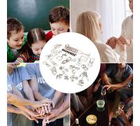 CHICIRIS 20 PCS Metal Puzzles, Brain Teaser, IQ Test Desaglement Challenge Juego para Adultos Infantiles, Metal Rings Magics Trick Game Party, con Instrucciones de Resolución, Navidad Ideal