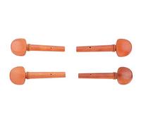 CHICIRIS 4 Clavijas de Afinación para Violín de Madera de Azufaifo, Piezas de Repuesto Firmes y Duraderas para Violín 4/, con Patrón Fino y Diseño Clásico