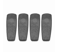 CHICIRIS 4 clips de cinturón portátiles para GP3188 CP040 CP150 PR400 PTX600, radio rígida, abrazadera marrón fácil de llevar, para las fuerzas de seguridad, material plástico negro