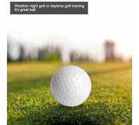 CHICIRIS 6 Piezas LED Luminoso Luminoso Ball Light Up Balls Golw in the Dark con Iluminación Duradera para el Entrenamiento Nocturno Durante el Día (rojo)