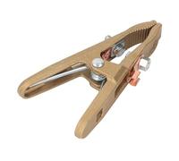 CHICIRIS Abrazadera de Puesta a Tierra 300A Abrazadera de Soldadura de Tierra de Latón de Alta Potencia para Corte por MMA MIG TIG, Rendimiento Resistente
