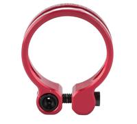 CHICIRIS Abrazadera para Tija de Sillín de Bicicleta, Collar de Tija de Sillín de Bicicleta de Aleación de Aluminio para de de 30,4 30,8,9 31,6 Mm, con Diseño de Bloqueo de (rojo)