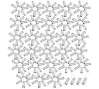 CHICIRIS Accesorios artesanales de resina e ideales para decorar ropa, zapatos, bolsos, paquete de 200 unidades, suministros de bricolaje para collares, pulseras - plástico, resina, de excelente