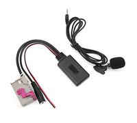 CHICIRIS Adaptador Bluetooth AUX con Micrófono para Audi A3 A8 TT | Protocolo Bluetooth 5.0, Compatible con Versiones Anteriores, Material ABS, CC12V, Cable de Micrófono de 59.1 Pulgadas,